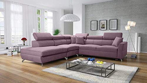 All4All Ecksofa mit Schlaffunktion Schlafsofa Vedis VIII Eckcouch Schlafcouch Modern 26 (Links)