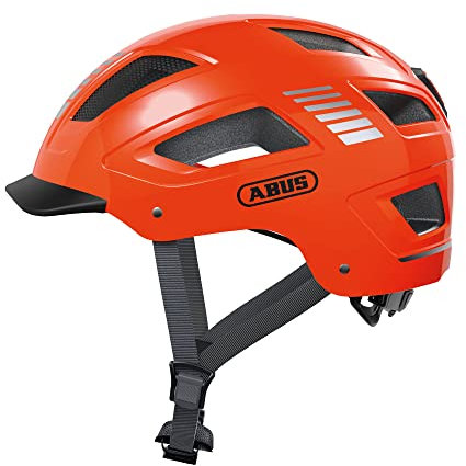 ABUS 86911 Fahrradhelm, Orange (Signal Orange), M (52-58 cm)
