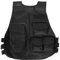 Kinder Taktische Weste Kinder Tarnweste Nylon Armee Militärweste für Kinder Spiele Training(L-Schwarz)