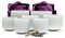 TOPFUND 6-12 inch Chakra Set of 7 Crystal Singing Bowls with Heavy Duty Carrying Cases and Singing Bowl Mallets