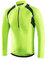 Dooy Men's Cycling Bike Jersey Short Sleeves Biking Running Shirts 3+1 Pockets, Breathable Quick Dry MTB Shirt (Yellow-, L)