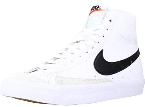 Nike Blazer Mid '77, Sneaker, White/Black-Team Orange, 38.5 EU