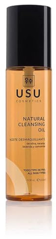 Aceite Desmaquillante Facial - 100 ml - Ayuda a Desmaquillar la Piel - Antioxidante y Calmante - Formulado con Aceites Esenciales - Apto para Todo Tipo de Pieles - USU Cosmetics