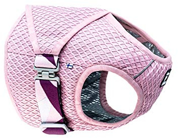 Hurtta Cooling Wrap Kühlweste für Hunde, Carnation Pink, 65-75 cm
