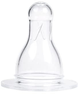 Canpol Baboes Universal-Sauger aus Silikon, mittelgroß, für schmale Flaschenhälse, 1 Stück