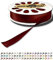 Sandras-Bastelladen Schrägband/Einfassband Satin gefalzt 20m x 20mm 751-Weinrot