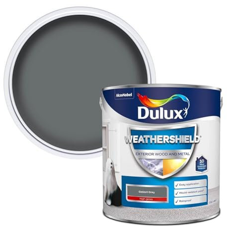 weathershield Gallant Grey high Gloss Exterior Wood and Metal 2.5 L