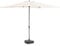 ACAZA Parasol rectangulaire 2 x 3 m, Protection UPF contre Soleil, Ombrelle, Toile solide, pour Terrasse, Jardin, sans Socle, Blanc Cassé