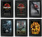 HWC Trading FR A3 Jurassic Park x 6 Geschenke Geduckter Poster Signiertes Autogramm Foto für Fans von Film Memorabilien - A3 Framed