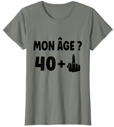 41 Ans Anniversaire Cadeaux Femme Homme Fille Humour Robe T-Shirt
