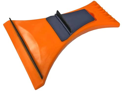 Simply IFD01 Eiskratzer mit abnehmbarem Mini-Schaber, flaches Design und bequemer Griff