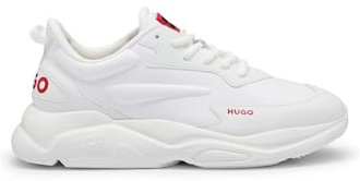 HUGO Herren Leon_Runn_nypu_n Running, Weiß, 43 EU