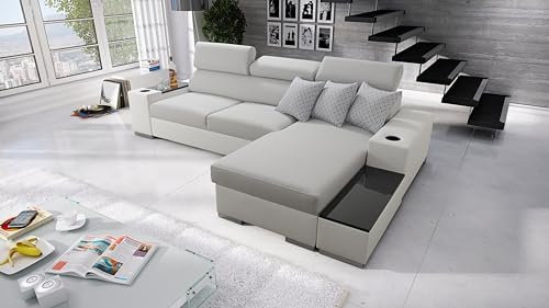 IM SOFA Ecksofa mit Schlaffunktion PERS I Maxi Eckcouch Couch Links/rechts Farbe wählbar