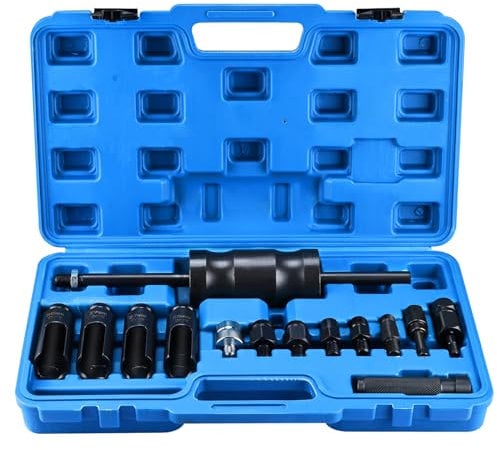 FreeTec Jeu d'extracteurs d'injecteurs diesel - Extracteur d'injection - Extracteur d'injecteurs - Outil CDI (14 pièces)