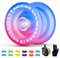 JoJo Kinder K1 Kristal Blau Rosa, Responsive Yoyo für Kinder Anfänger, Trick Jo jo Kunststoff JoJo Ball, Ersatz 12 JoJo Saiten + Yo Yo Handschuh + Yo-Yo Case Bag + 2 Hubstacks