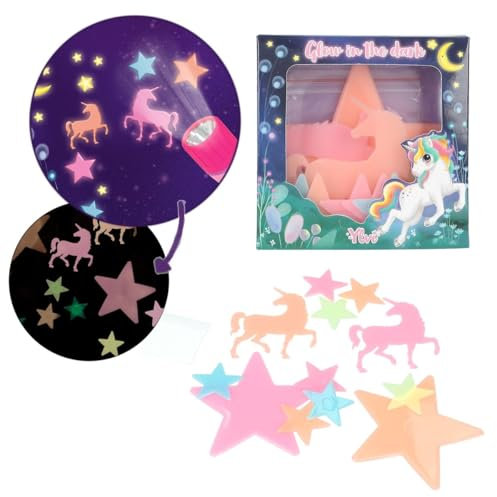 Pegatinas Glow in the Dark Ylvi mehrfarbig 12678 DEPESCHE