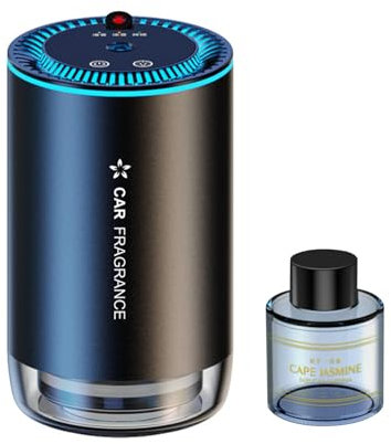 bephible Adorno de aromaterapia difusor de aire silencioso, seguro que aquí está un título de producto para ambientador de coche, atomización inteligente de aceites esenciales, encendido/apagado