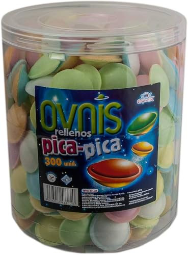 Ovnis Rellenos de pica-pica Oblea 300 unidades (Original)
