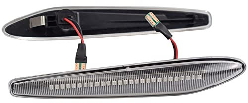 2 stücke Dynamische Seite Marker Licht Pfeil Blinker Blinker Anzeige Lampe for Alfa for Romeo 159 for Sportwagon Typ for Boera for Spider Typ 939(Dynamic Crystal)