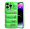IAIYOXI Puffer Schutzhülle für iPhone 15 Plus, 17,0 cm (6,7 Zoll), mit Sportschuh-Markendesign, Sneaker-Schuh, weiches Silikon, stoßfest, geschwollene Hülle (iPhone 15 Plus, Grün)