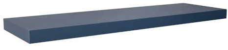 Velano - Bücherregal Wand - Wandregal 80x23,5 cm - Regal Wand - Schweberegal - Hängeregal - Regalbrett - Blau - Küchenregal - Bücherregal Kinder - Deko Wohnzimmer - Gewürzregal Wand