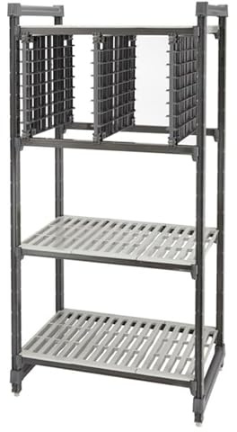 Cambro Universal Storage Rack Add-On Kit Fits Basics Plus Shelving, 530mm | Expands holding capacity by sharing a post to save space and cost, built for commercial kitchens and cold rooms.