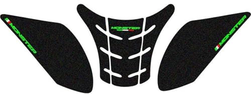 CFSJRXZ Adesivo Laterale per Serbatoio Carburante per Ducati Monster 821 1200 797, Protezione Serbatoio Carburante, Adesivo Antiscivolo Adesivo Serbatoio Moto Protezione Serbatoio(Imposta 5)