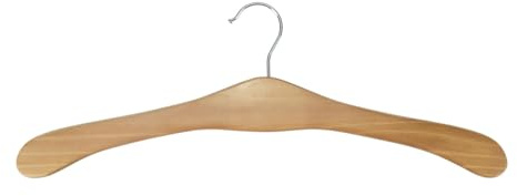 TrendLine Kleiderbügel Holz 43 cm Natur Garderobenbügel