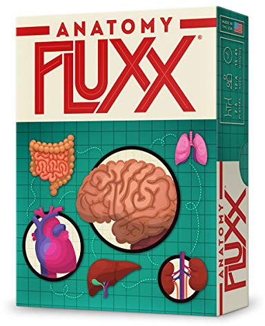 Looney Labs , Fluxx: Anatomy Edition , Family Card Game , Ages 12+ , 2-6 Players , 15-45 Minutes Playing Time