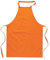 eBuyGB 1 Stück Catering Cooking Plain Chef's Unisex Küchenschürze Baumwolle Orange