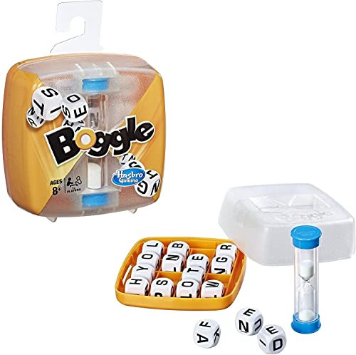 Hasbro Gaming Boggle - Jeu de Société pour Les Petits et Les Grands - Idée Cadeau pour Garçons et Filles à partir de 8 Ans - Cadeau pour la Famille - Version Française - Multicolore