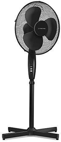 TROTEC TVE 18 S Ventilateur sur pied | 3 vitesses | 90 ° et oscillation, ventilateur de diamètre de pale 40 cm