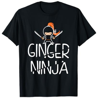 Ginger Ninja Funny Redhead T-shirt T-Shirt