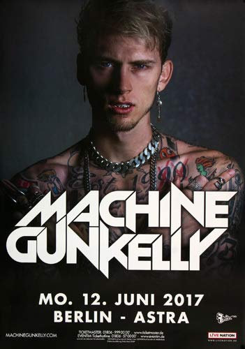 Machine Gun Kelly - Twenty Seven, Berlin 2017 » Konzertplakat/Premium Poster | Live Konzert Veranstaltung | DIN A1 «