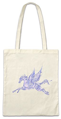 Urban Backwoods Winged Horse Hipster Bag Beutel Stofftasche Einkaufstasche