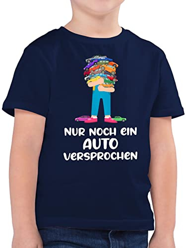 Shirtracer - Kinder T-Shirt Jungen - Traktor Bagger und Co. - Nur noch EIN Auto versprochen