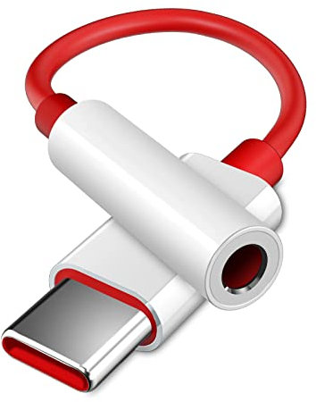 TITACUTE für Oneplus Kopfhörer Adapter, USB C zu 3.5mm Klinke Audio Adapter USB C Aux Adapter Stereo Klinkenkabel Kompatibel mit OnePlus Nord 2 2T 11 10 9 9 Pro 8T 8 Pro 8 7T,Huawei P30 Pro,Xiaomi