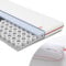 OCTASLEEP Smart Topper mit Kissen 100x200 - kühlende Matratzenauflage mit Federn aus Memory Foam - 3 Zonen für ideale Unterstützung - Härtegrad 4 -Öko-Tex Zertifiziert - atmungsaktiver Topper