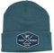 Beanie mit Krempe für Männer/Frauen Surf Monkey® - Einheitsgröße - Original Cuffed Beanie - Wintermütze (Marineblau)