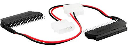 CERRXIAN Lot de 2 adaptateurs HDD 2,5 vers IDE 3,5 (44 broches-40 broches) pour ordinateur portable
