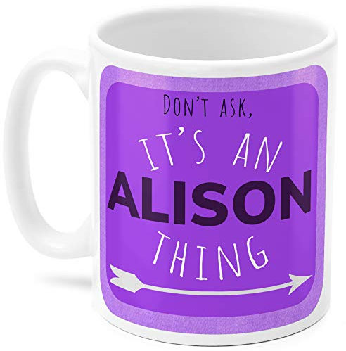 Alison's Mug, Cup, It's an Alison Thing, (Purple)