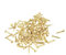 sourcing map Clou Petit Laiton Minuscule 1mmX8mm(DxL) pour Bois Bricolage Décoratif Photo Boîte Ménage Accessoire Laitonné 100pcs