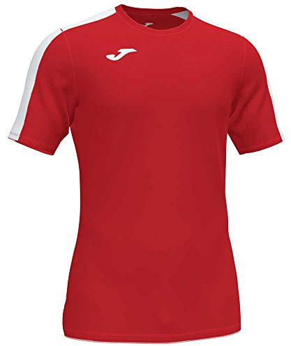 Joma Academy T-Shirt à Manches Courtes pour Homme - Rouge, blanc - Taille M