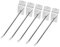 Ensemble de Crochets pour Panneaux muraux 25Pcs 15cm / 6 Pouces Panneau Mural en lamelles Crochets de Suspension Crochets d'affichage pour Produits muraux