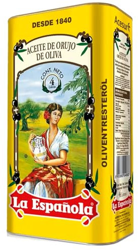 LA ESPAÑOLA- Huile d'olive de grignons origine Espagne Bidon (4L)