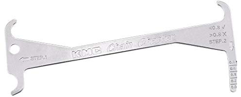 KMC Unisex – Erwachsene Chain Checker Kettenverschleißlehre, Schwarz, Einheitsgröße