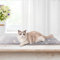 Pet Prime Tapis de couchage pour fenêtre pour chat - 89,5 x 28 cm - En mousse - Motif chat
