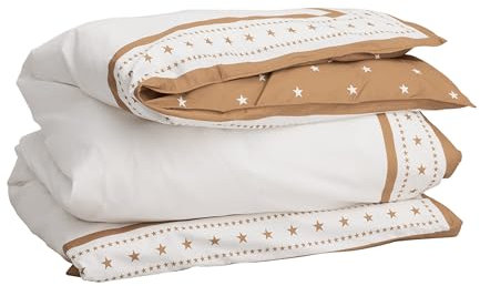 GANT Stars Bettdeckenbezug einzeln Farbe WARM Khaki Größe 135x200cm