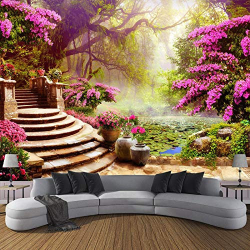 YXTSmurals Fotomurales Decorativos Pared Vinilos Decorativos Papel Fotografico 3D Color Flor Paisaje Papel Pintado Cuadros Habitacion Bebe Posters Mural Pared