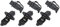 TAEUYYM 3 Pièces Prise Remorque Et Prise pour Remorque 3 Broches, Prise 12V Etanche Remorque 3 Broches Femelle Male, Prise pour Attelage 3 Broches Convient Remorque Camion Tracteur Agricole Véhicule